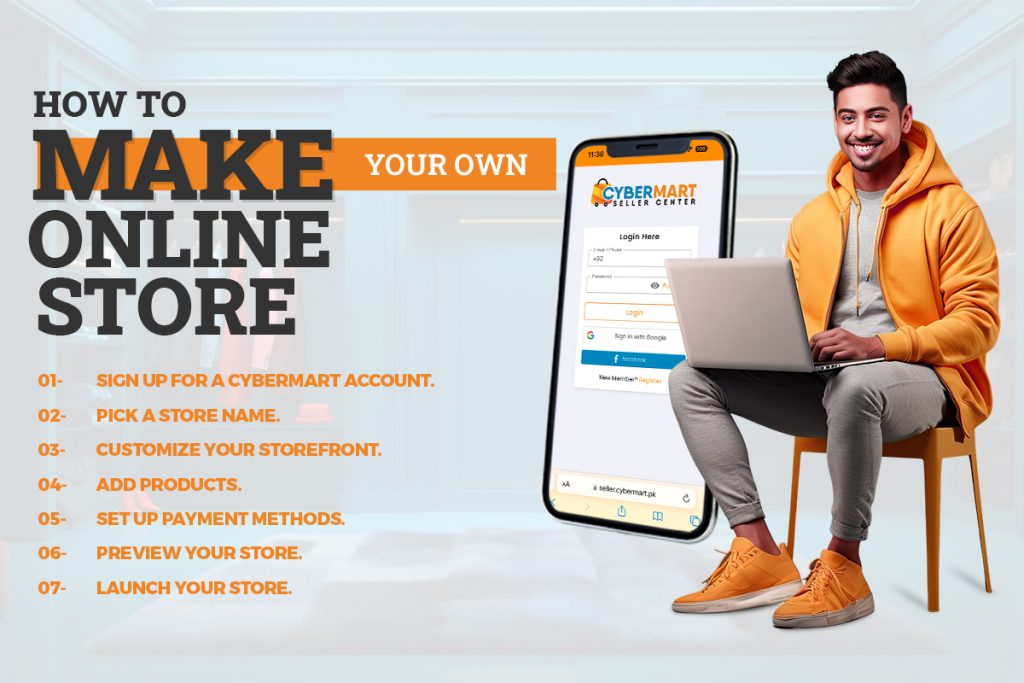 How to Make Your Own Online Store on CyberMart.pk?