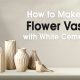 How to Make a Flower Vase with White Cement?