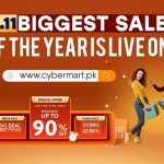 11.11 Biggest Sale of the Year is Live on CyberMart.pk!