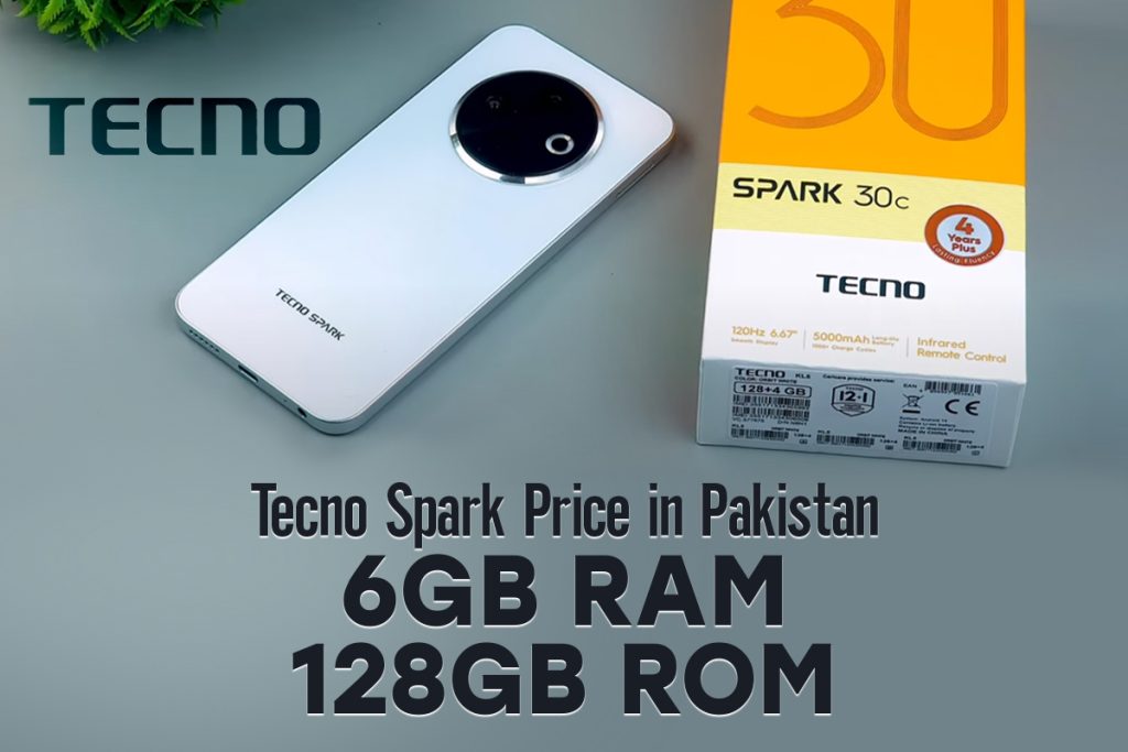 Tecno Spark Price in Pakistan 6GB Ram 128GB Rom