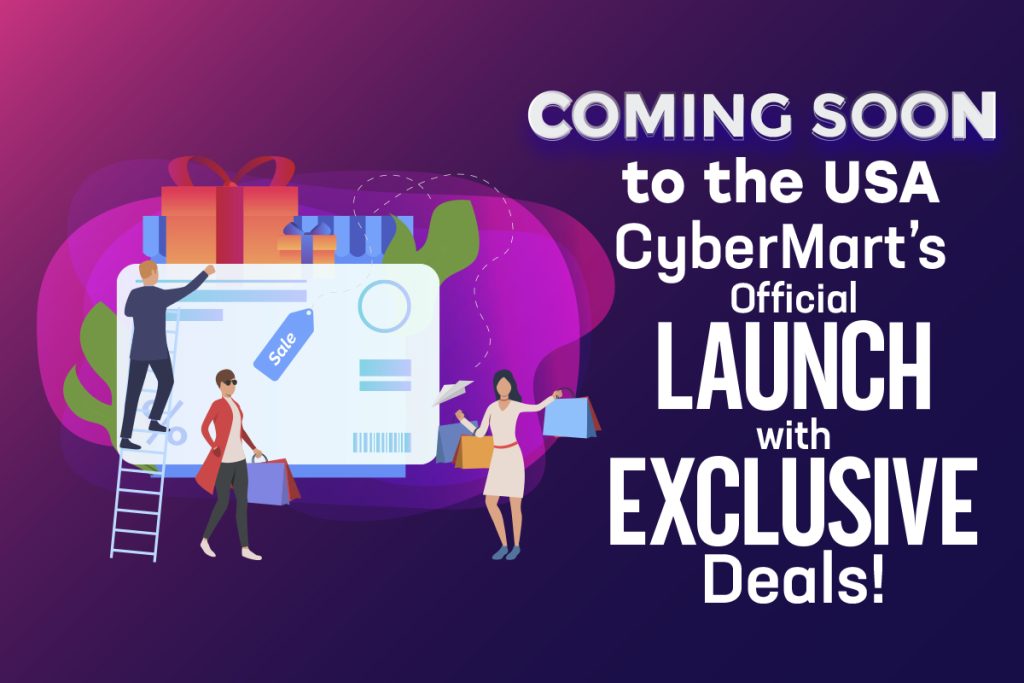 Coming Soon to the USA: CyberMart’s Official Launch with Exclusive Deals! Shop top brands, flash sales & rewards starting August 1st!