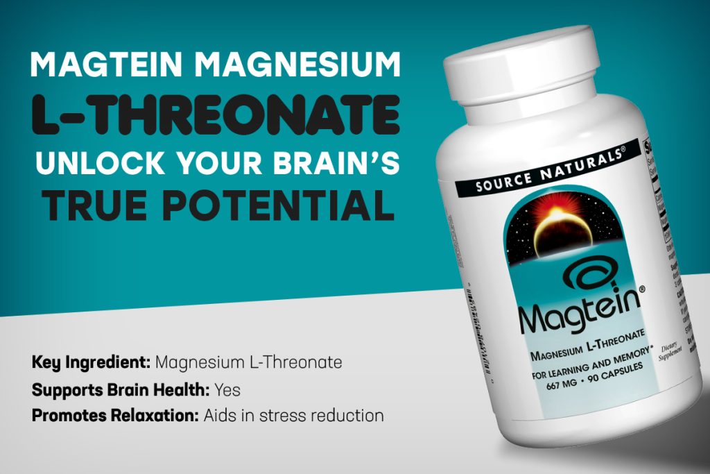 Magtein Magnesium L-Threonate Unlock Your Brain’s True Potential with improved memory, focus, and sleep. Available now at CyberMart.pk.
